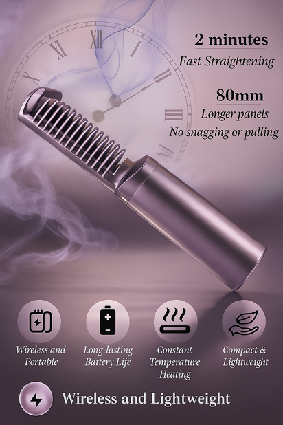 Portable Rechargeable Mini Hair Straightener