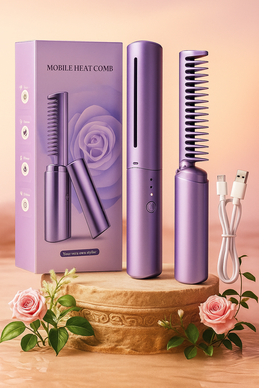 Portable Rechargeable Mini Hair Straightener